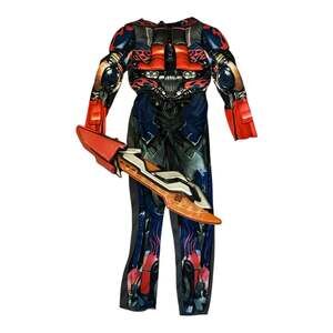 Transformers Optimus Prime Boys Child Halloween Costume M 7-8 Jumpsuit Muscle